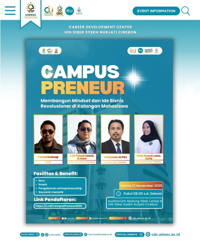 Campus Preneur 2025: Bangun Mindset Bisnis Revolusioner dari Bangku Kuliah