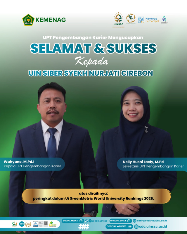 UIN Siber Syekh Nurjati Cirebon Raih Pencapaian dalam UI GreenMetric World University Rankings 2026