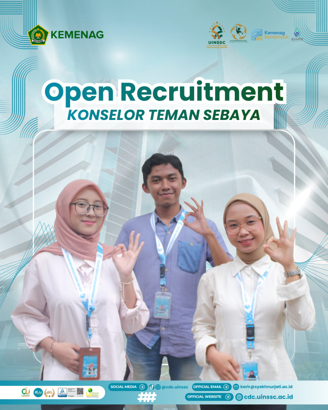 CDC UINSSC Buka Rekrutmen Konselor Teman Sebaya 2026, Mahasiswa BKI Semester V Bisa Mendaftar