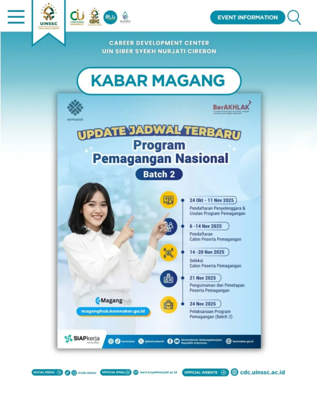 Perpanjangan Program Nasional Pemagangan Lulusan Perguruan Tinggi Batch 2