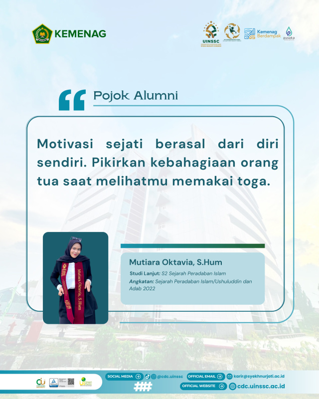Motivasi Karier dari Mutiara Oktavia, S.Hum., tentang Semangat Meraih Cita-Cita