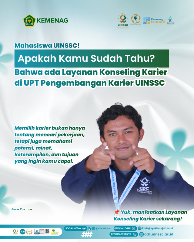 Kenali Layanan Konseling Karier UINSSC untuk Membantu Menentukan Arah Karier
