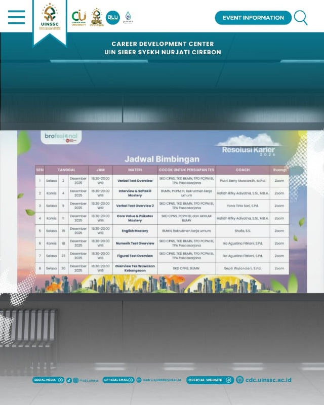 Jadwal Bimbingan Resolusi Karier 2026: Persiapan Lengkap Hadapi Seleksi Kerja