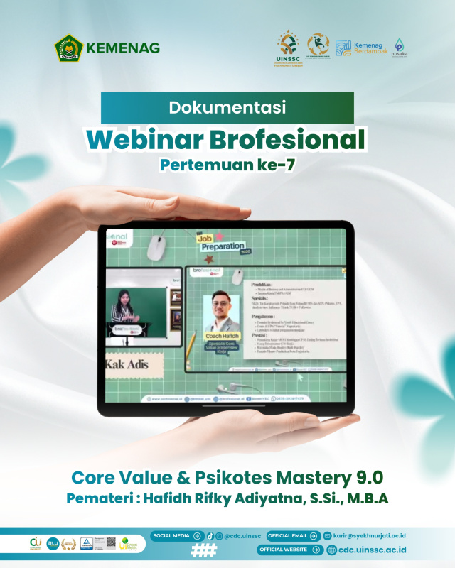 Job Preparation 2026 Pertemuan ke-7 Bekali Peserta dengan Core Value dan Psikotes Mastery