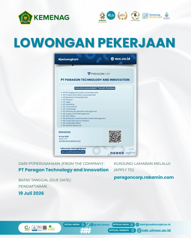 PT Paragon Technology and Innovation Buka Management Trainee Program 2026