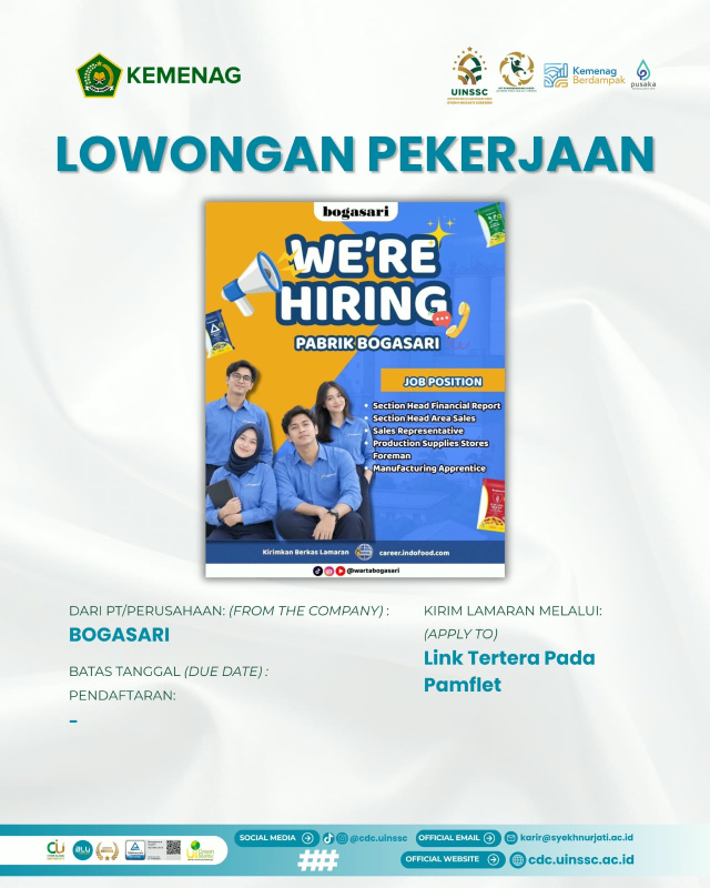 Bogasari Buka Lowongan Kerja untuk Lima Posisi Strategis di Industri Manufaktur
