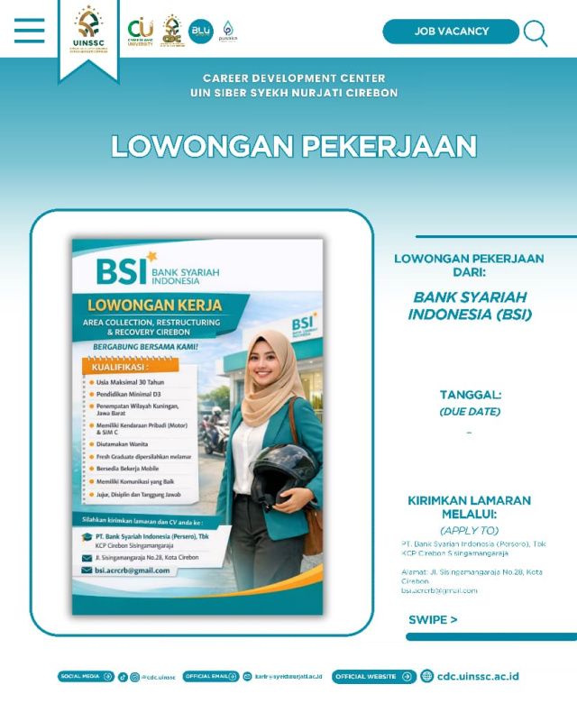 Bank Syariah Indonesia Buka Lowongan Area Collection & Recovery
