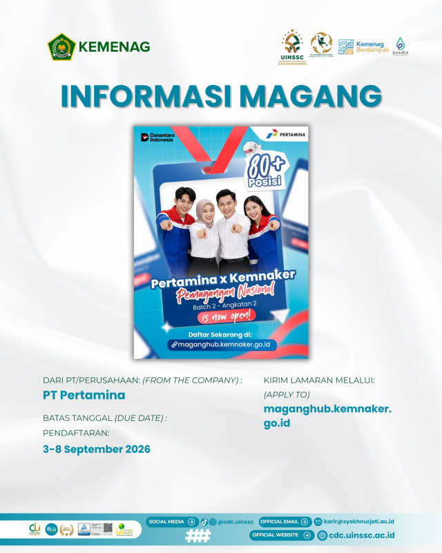 Pertamina x Kemnaker Buka Program Magang Nasional Batch 2 Angkatan 2