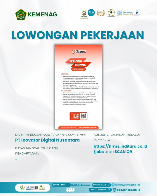 PT Inovator Digital Nusantara Buka Lowongan Kerja untuk Berbagai Posisi